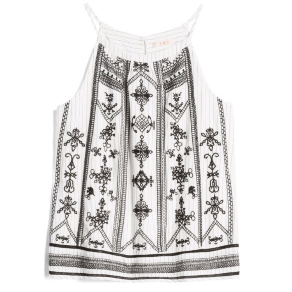 Skies are Blue Cameron Embroidered Top